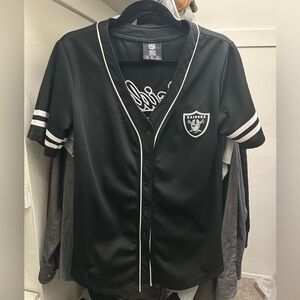 Raiders Baseball Jersey